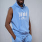 The Ring Hoodie Ice Blue ärmellos