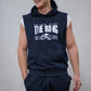 The Ring Hoodie Navy ärmellos