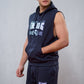 The Ring Hoodie Navy ärmellos